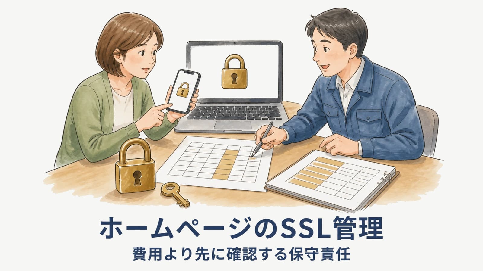 ホームページのSSL管理｜費用より先に確認する保守責任